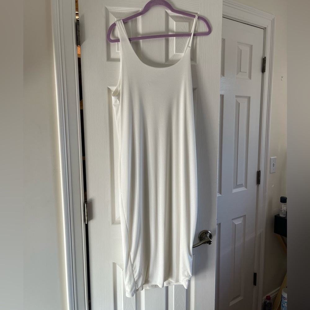 White tank dress